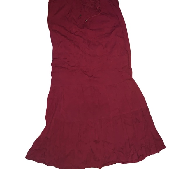 NWT Forever 21 Mermaid Dress Floor Length Flowy Summer Gown Size Small - Picture 4 of 10